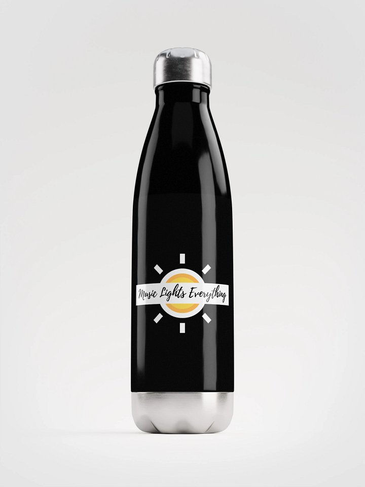 MUSIC LIGHTS EVERYTHING Stainless Steel Water Bottle product image (1)