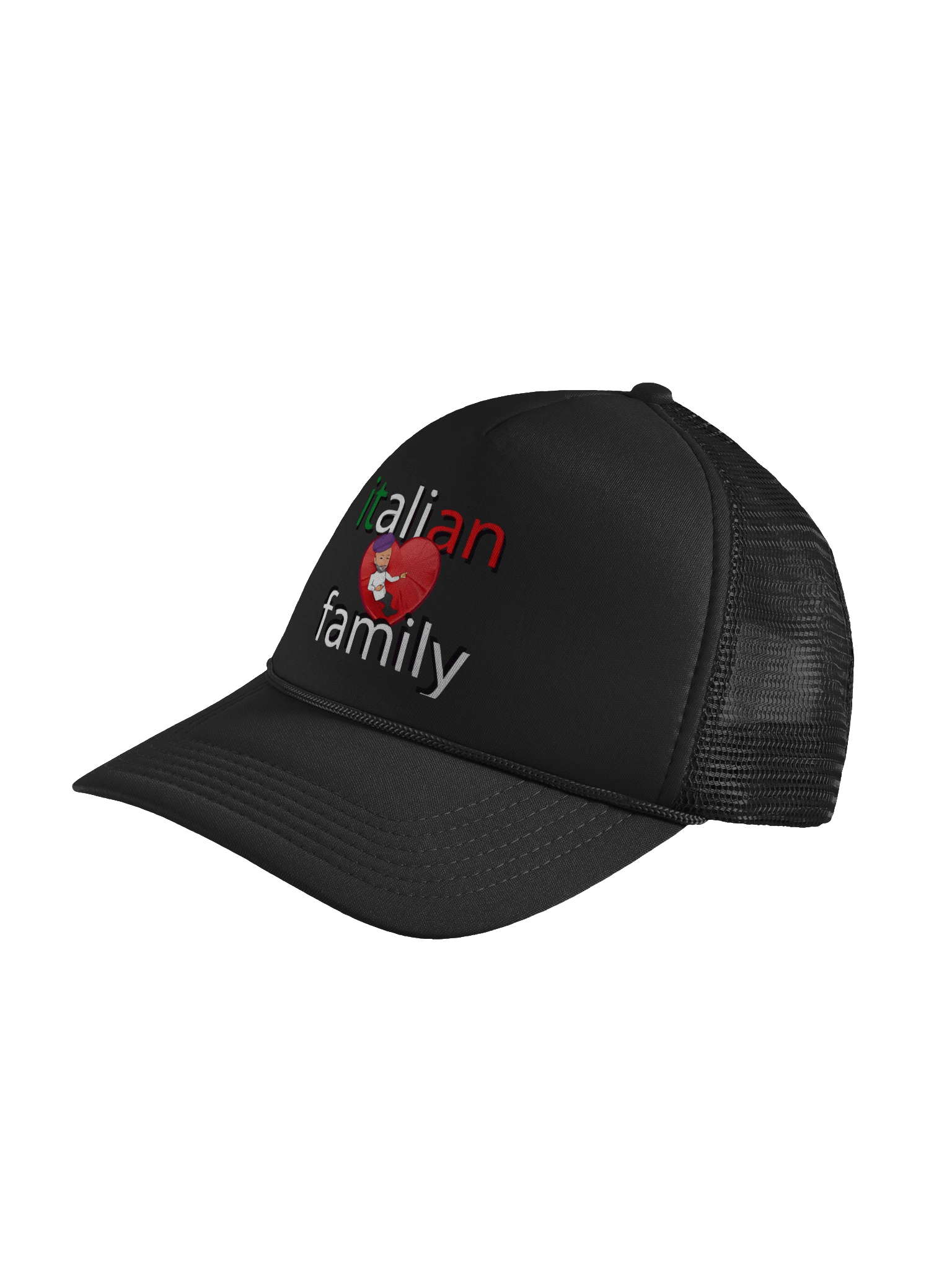 cappello con rete italian family product image (4)