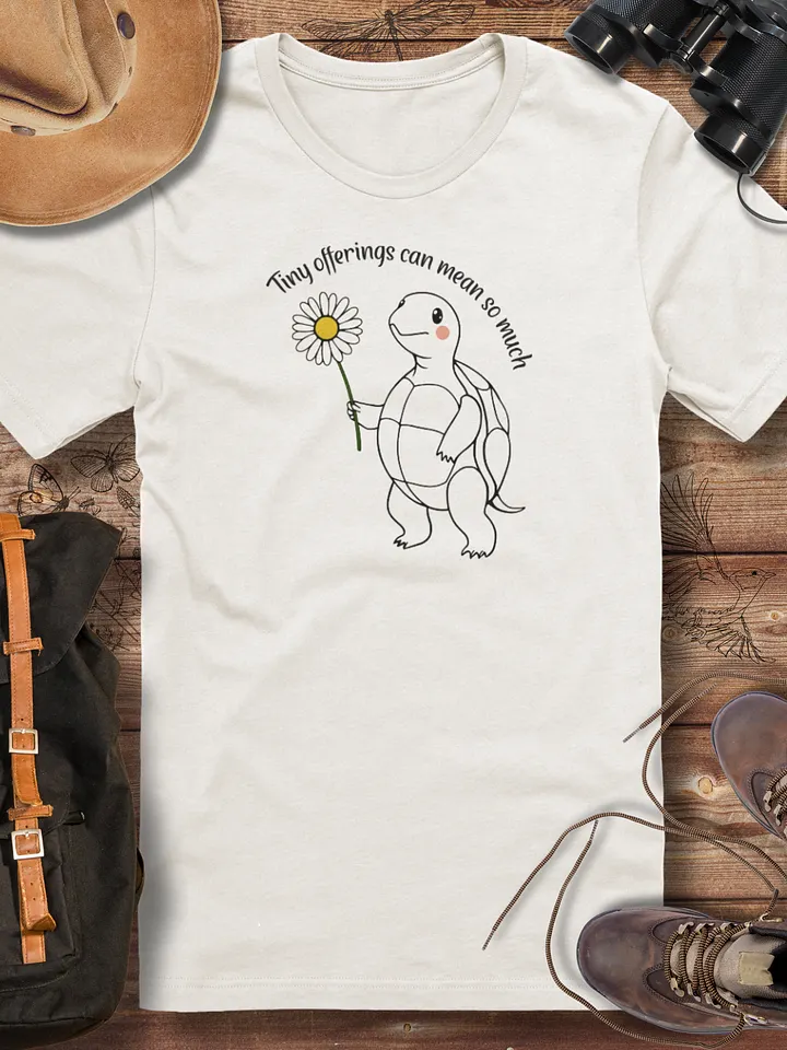 Kawaii tortoise tshirt, kindness matters, mental health gift, gentle reminder tee, animal kindness tee, mindful tee product image (19)