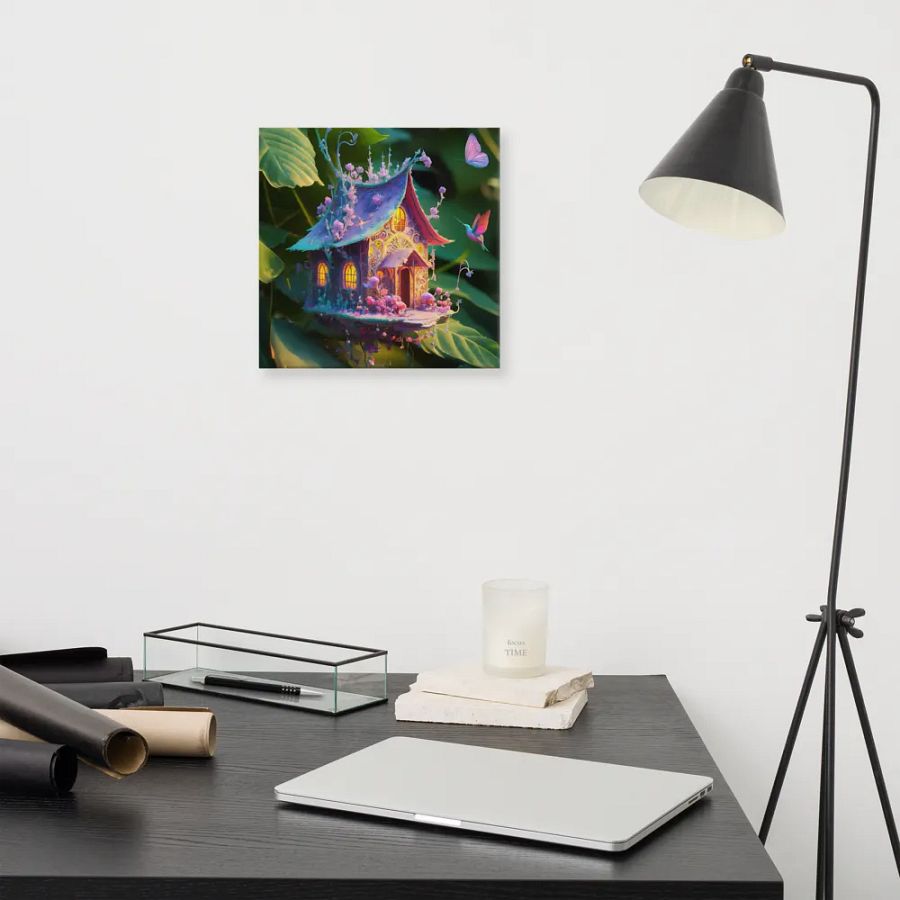 Watercolour Fairy House Art - v1 product image (11)