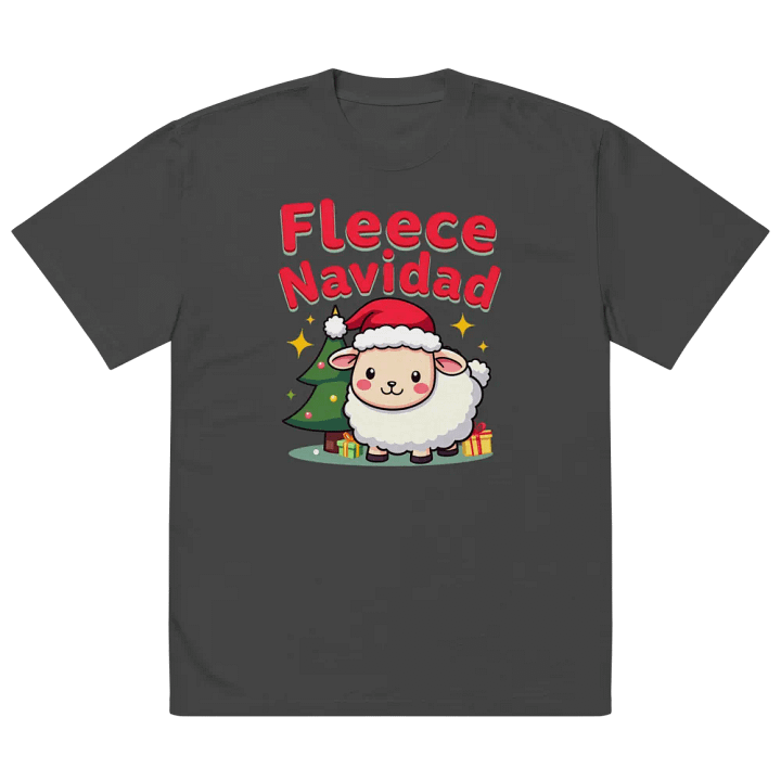 Fleece Navidad Oversized T-Shirt product image (2)