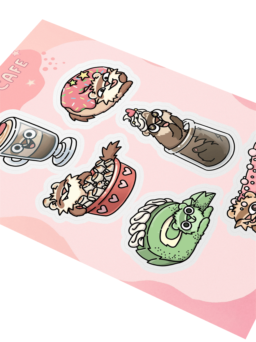 Ferret Cafe - Sticker Sheet product image (2)