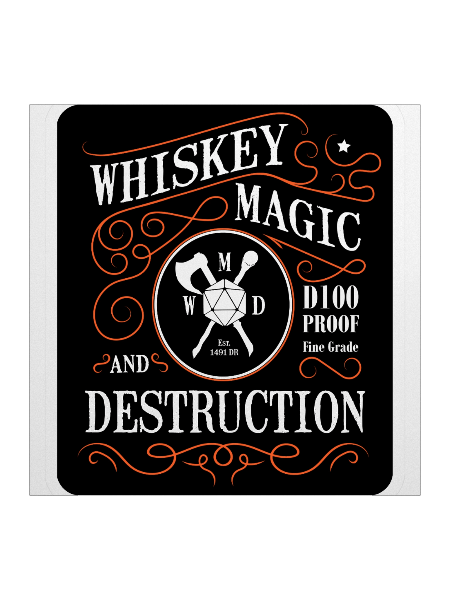 Whiskey Magic and Destruction Stickers product image (1)