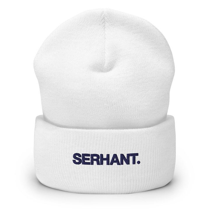 SERHANT. White Beanie product image (1)