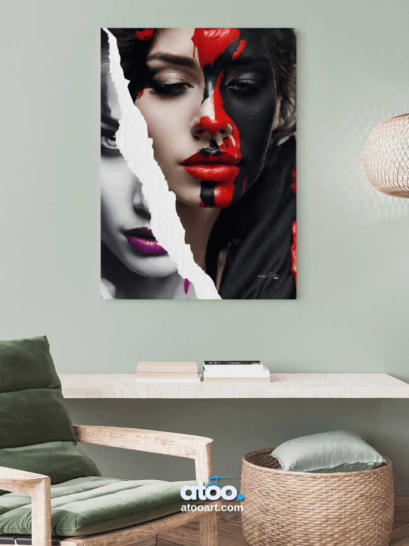 Living in Colors | Red, purple and beyond... | Collage Wall Art product image (2)