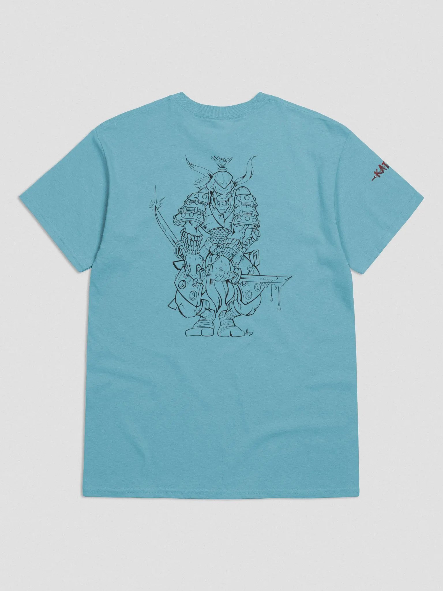 Samurai Stencil Gildan Short Sleeve product image (1)