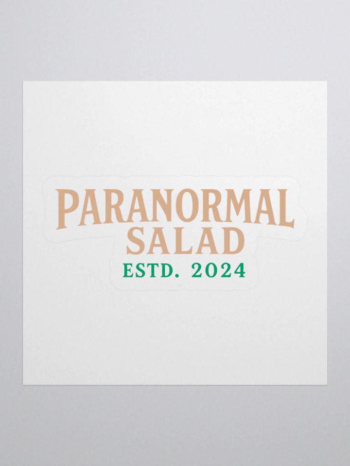 Paranormal Salad Legacy Collection – Official Logo Sticker product image (4)