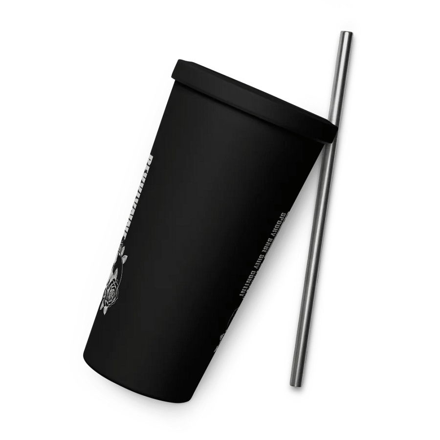 Restricted Content INSULATED TUMBLER WITH A STRAW product image (8)
