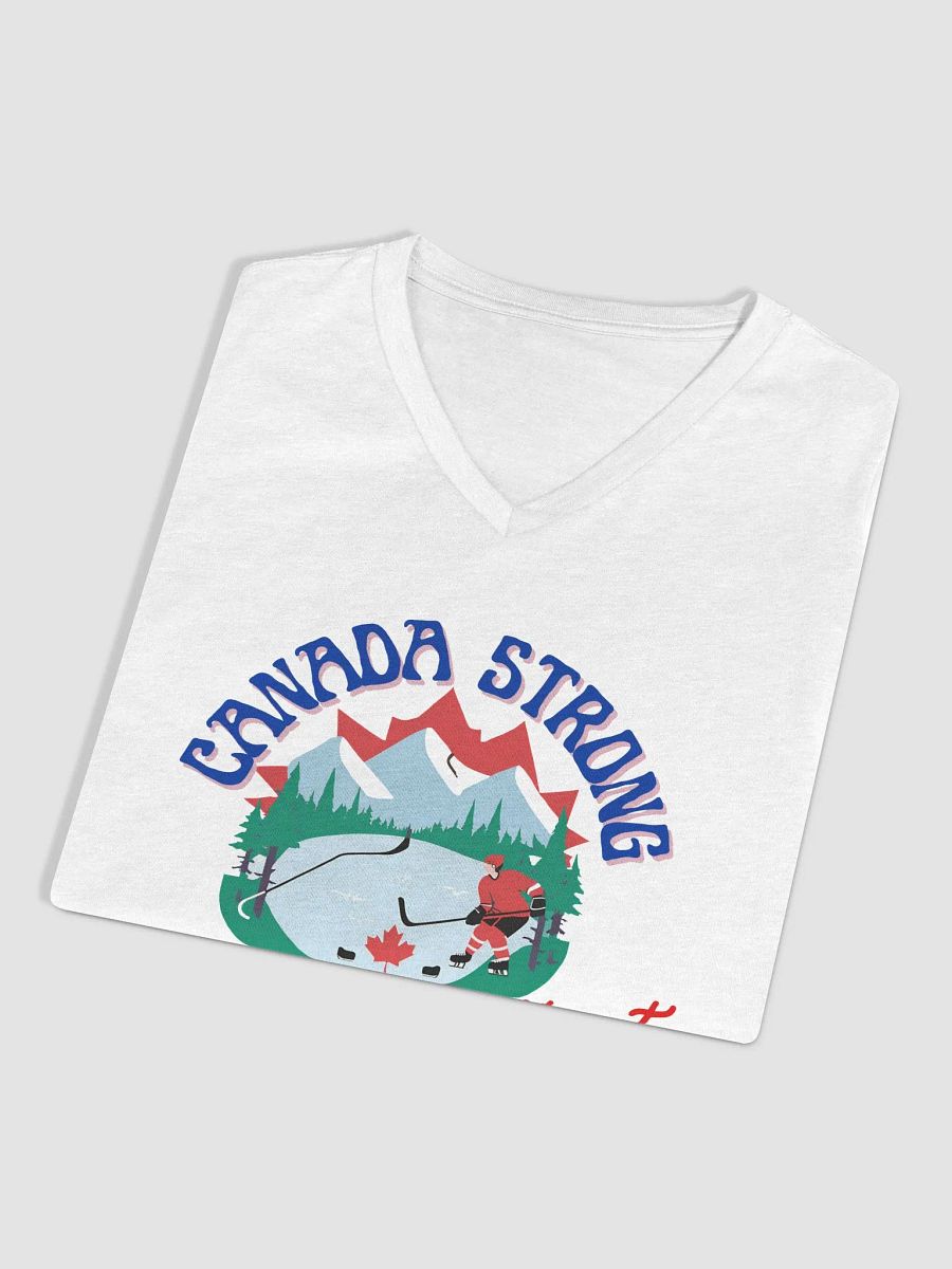Canada Strong Hockey V-Neck Tee product image (6)