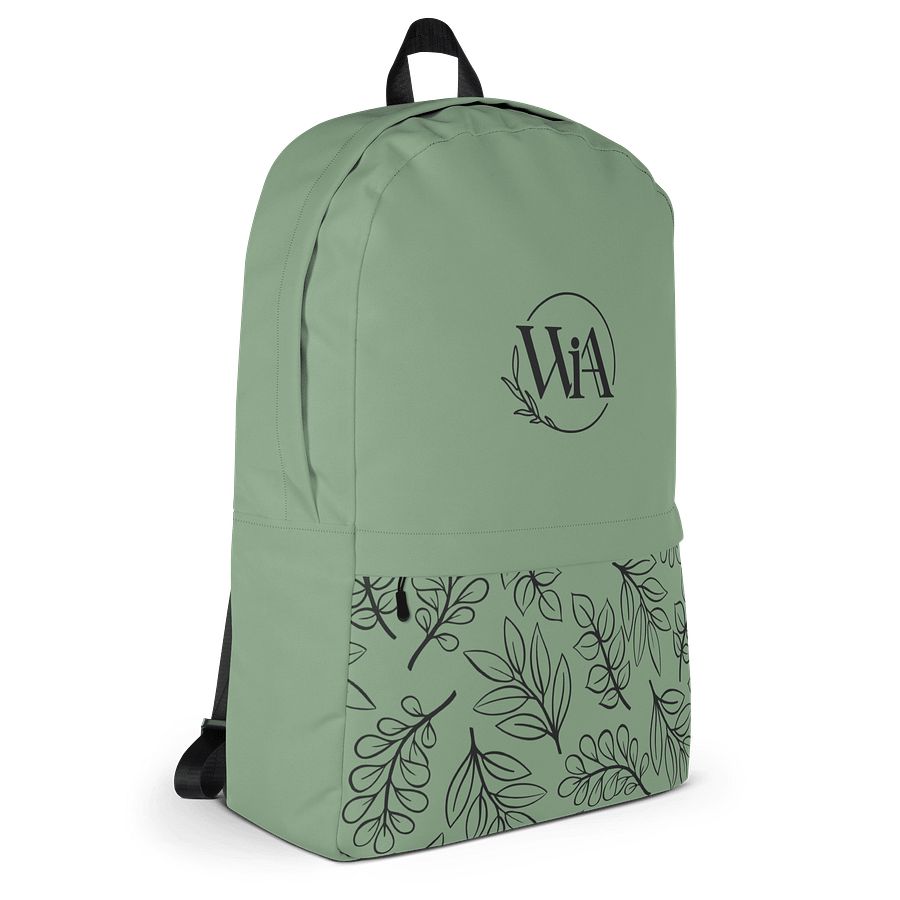 WIA Soft Green Leaf Backpack product image (3)