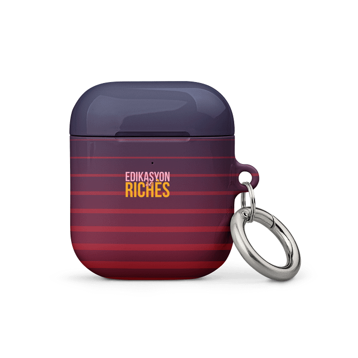Edikasyon se Richès All-Over Print AirPods® Case – Protect with Pride. Charge with Purpose. product image (1)