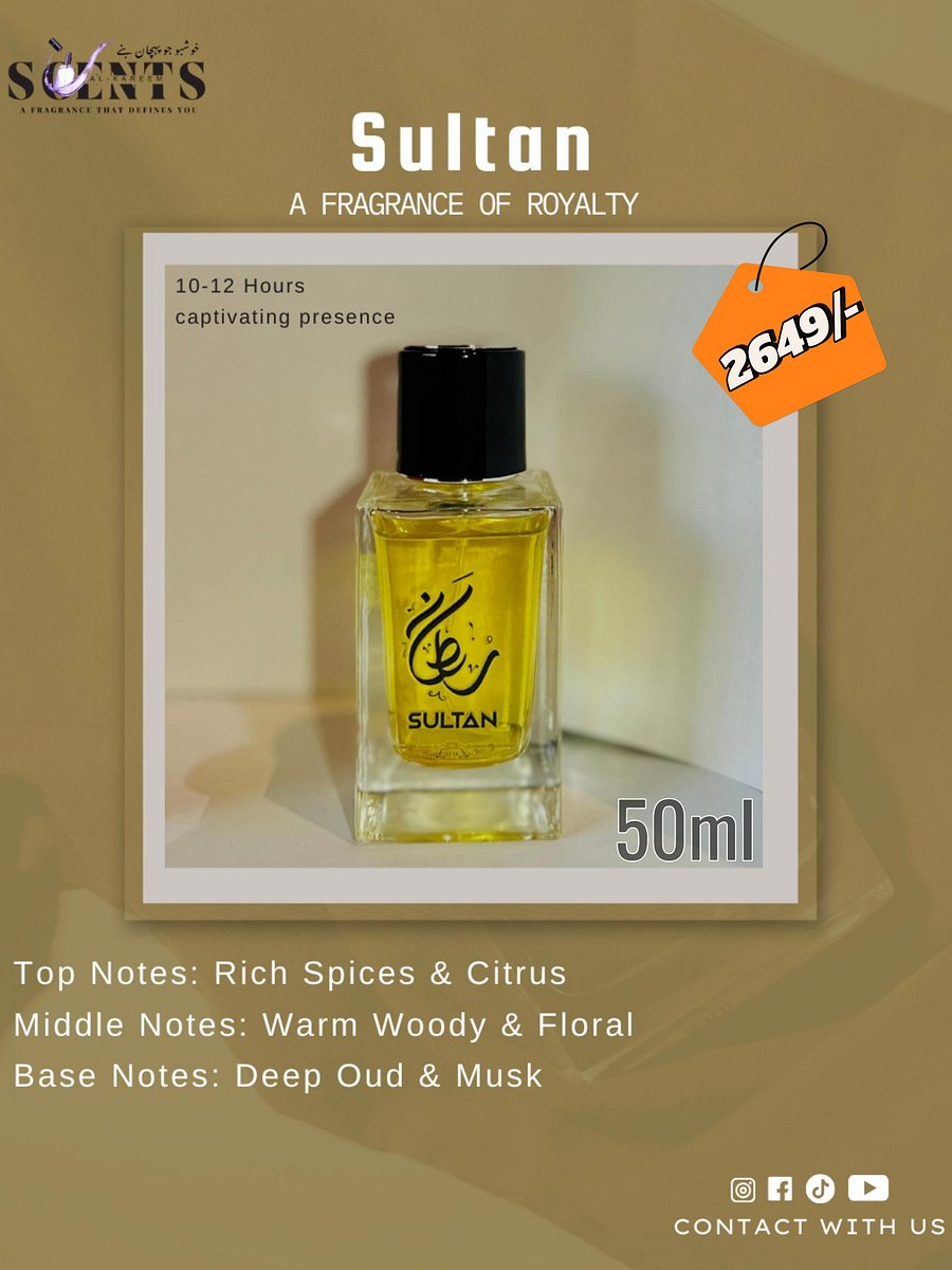 SULTAN – A Fragrance of Royalty 👑✨ product image (2)