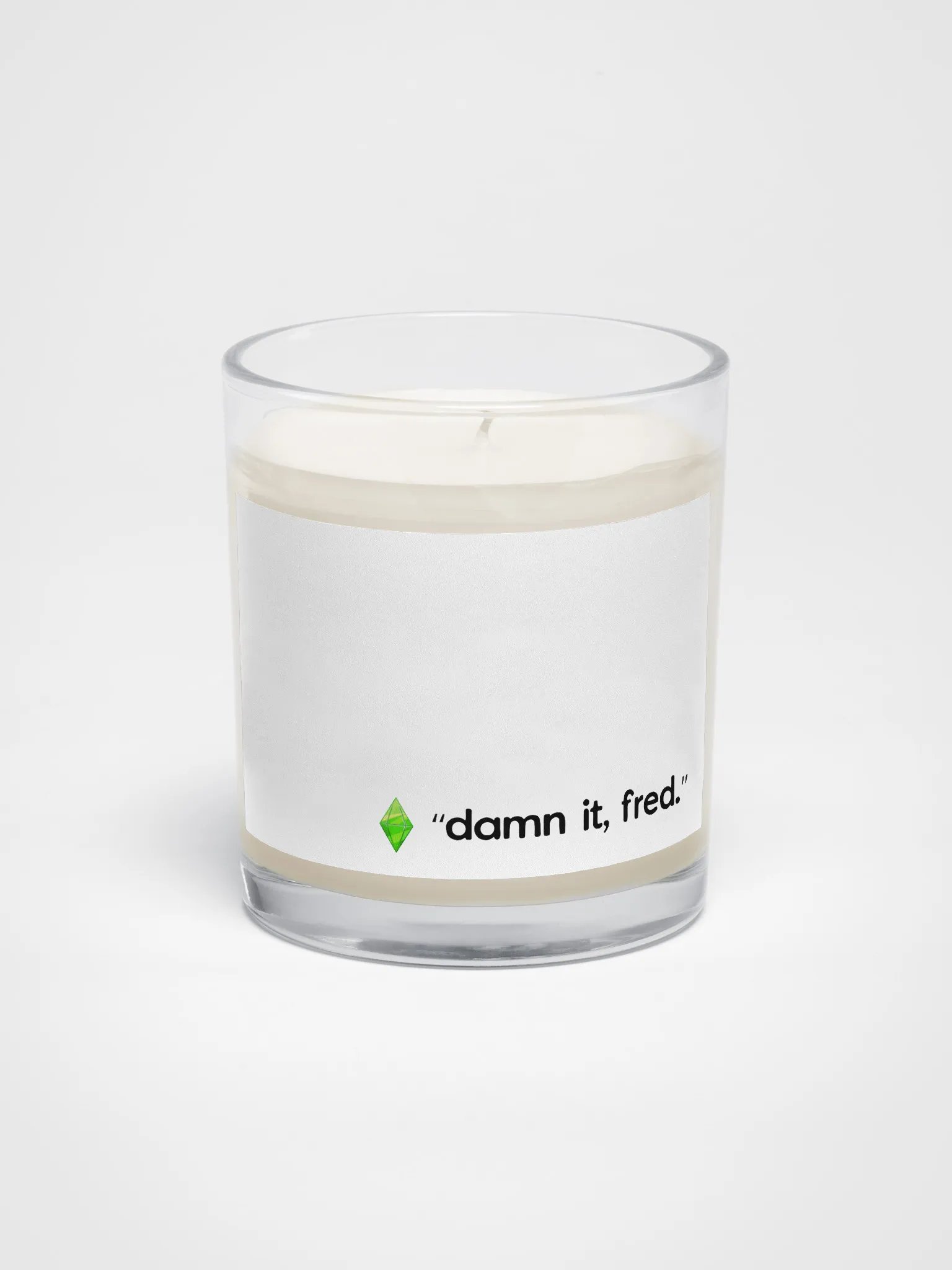 "Damn it, Fred" Candle product image (1)