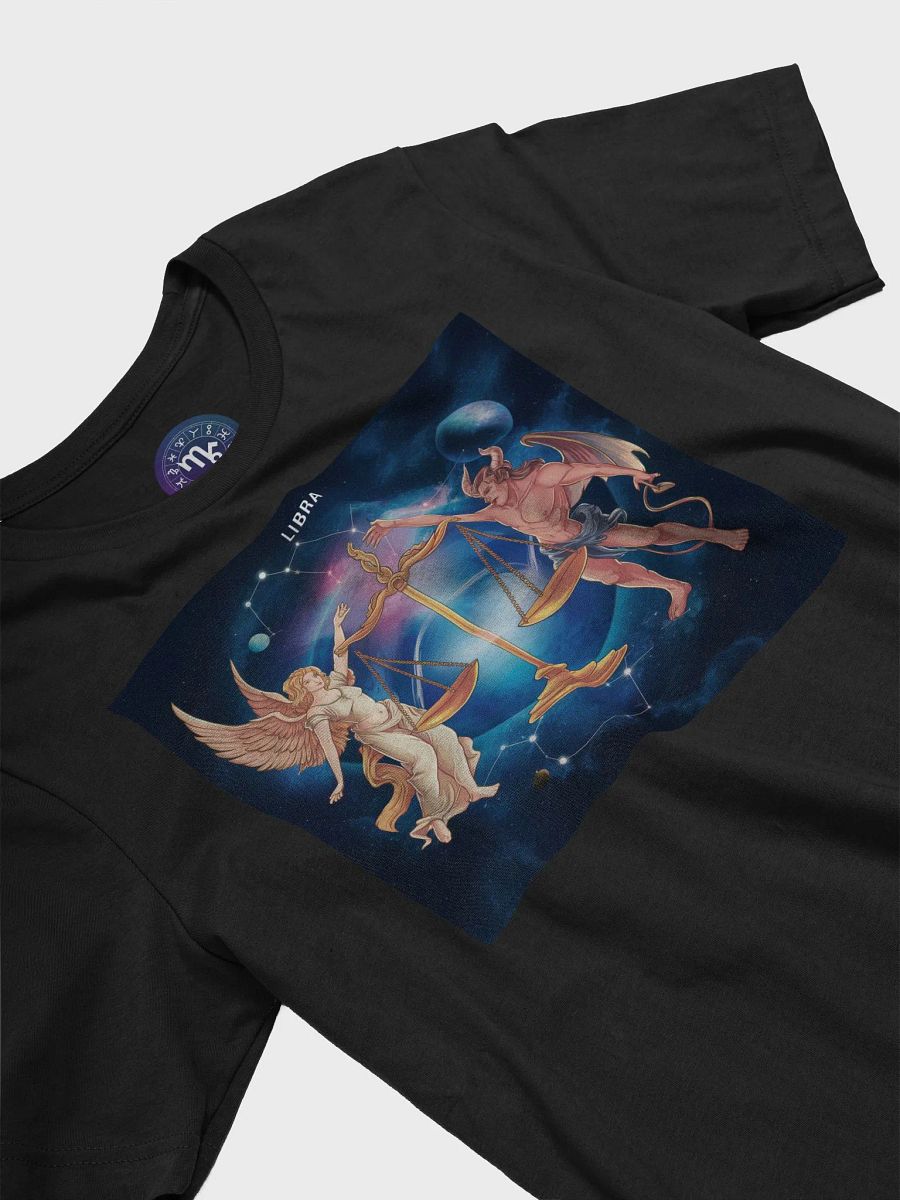 Unisex Libra Zodiac T-Shirt - Mythical Scales Design, Astrology Gift product image (5)