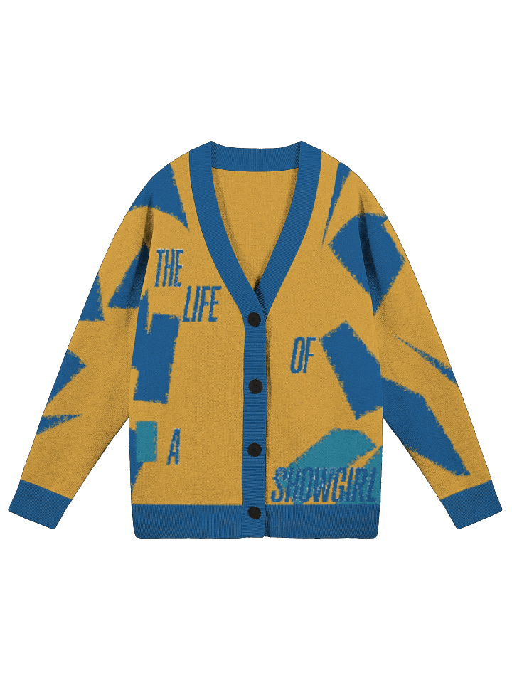 The Life of a Showgirl Cardigan (Lakeside Beach Blue Sparkle) product image (1)
