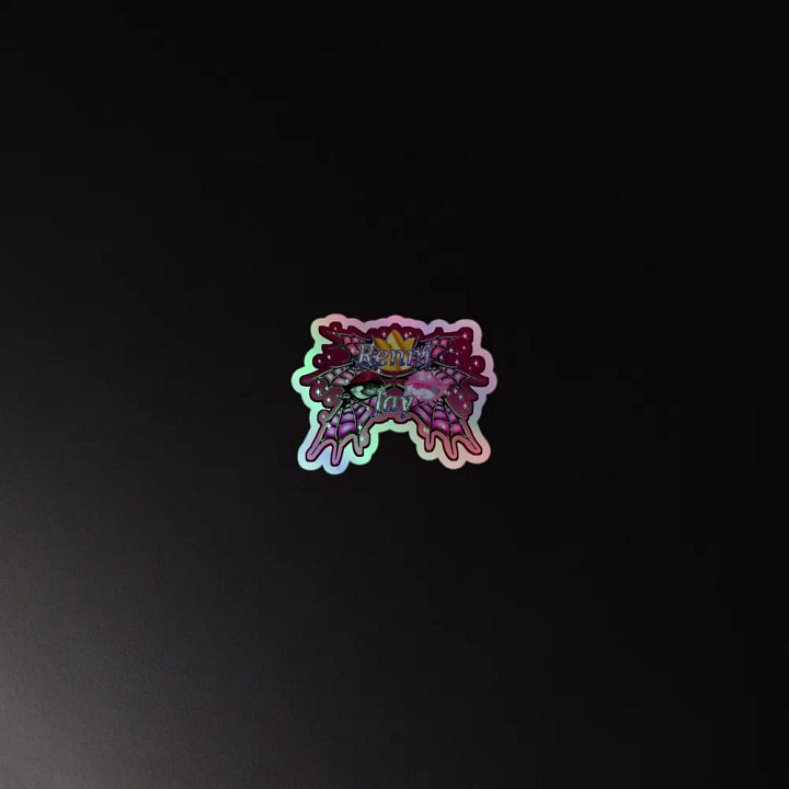 Renni Jay Vtuber Logo Sticker Holographic product image (4)