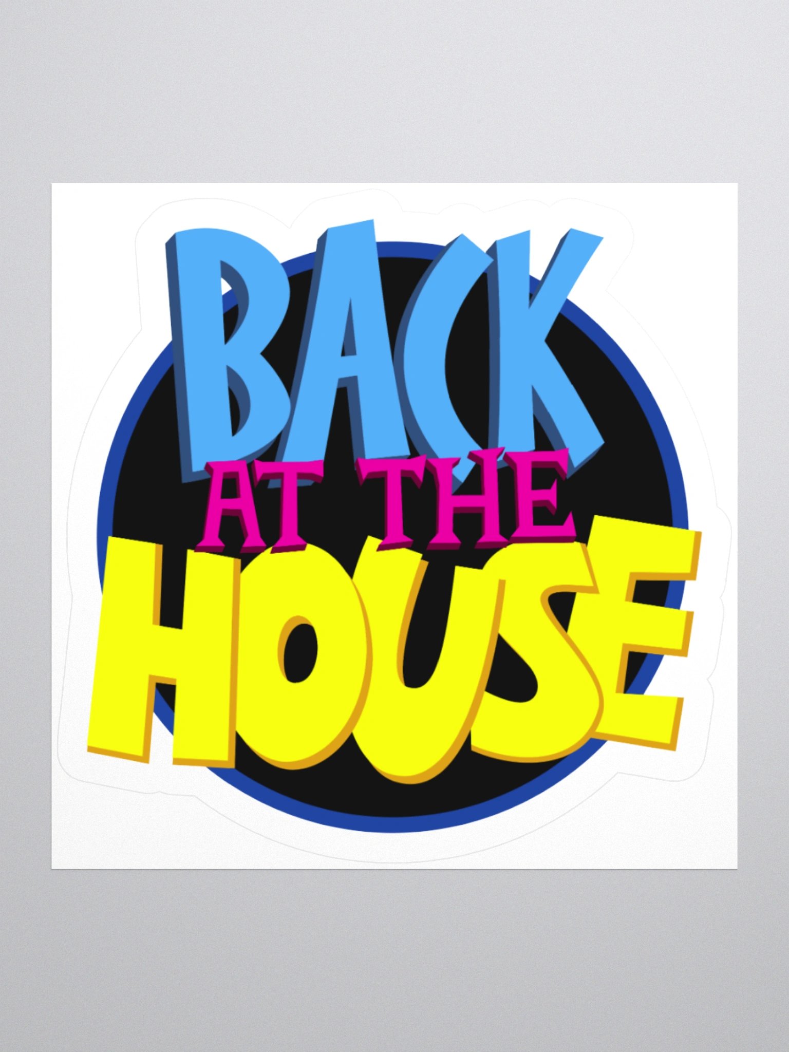 Back at the House Sticker product image (3)