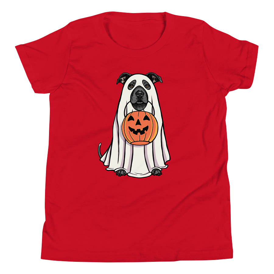 Halloween American Staffordshire Terrier(Blue) Youth T-Shirt product image (5)