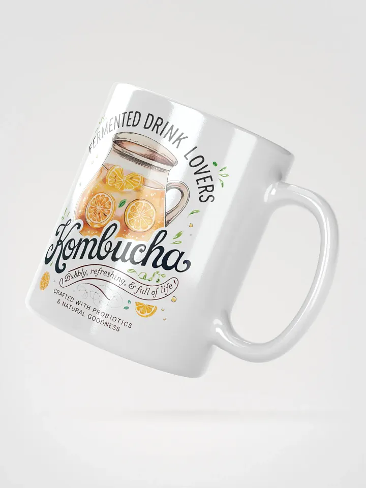 Fermented Drink Lovers White Glossy Mug product image (4)