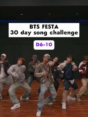 BTS FESTA 30 day song challenge D6-10 💜✨ #2025BTSFESTA #bts #festa #btsreunion #btsarmy 