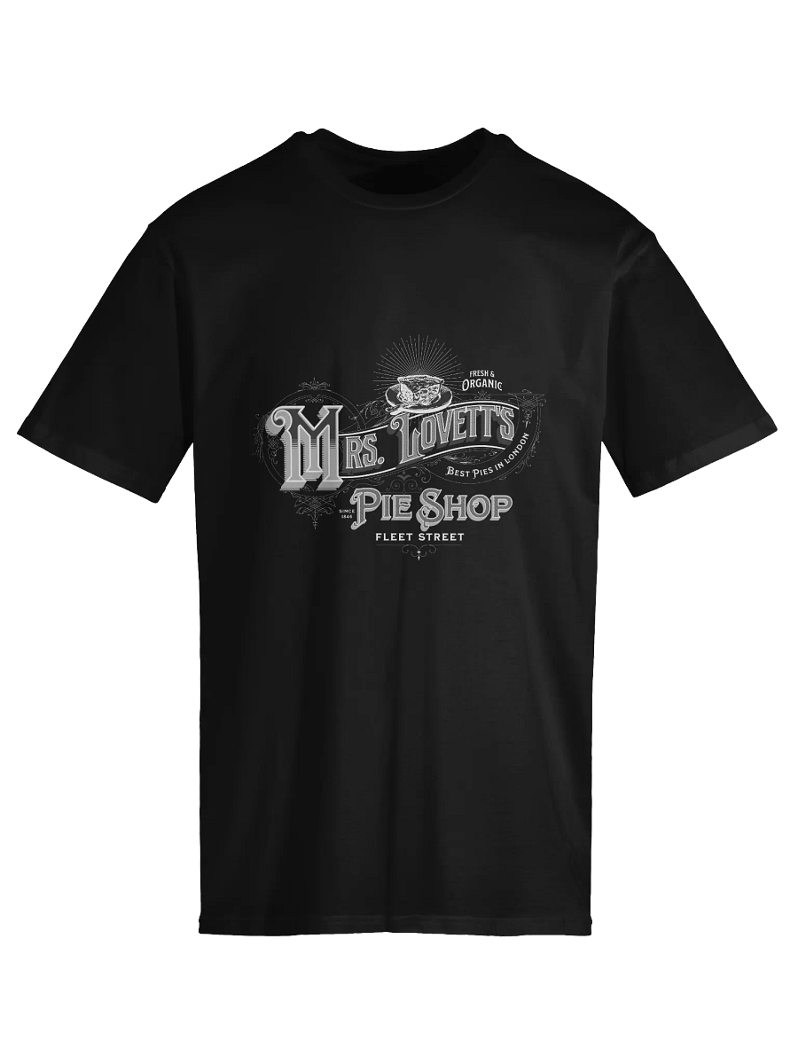 Mrs. Lovett’s Pie Shop T-Shirt – AS Color Unisex Premium Tee for Sweeney Todd & Broadway Fans product image (5)