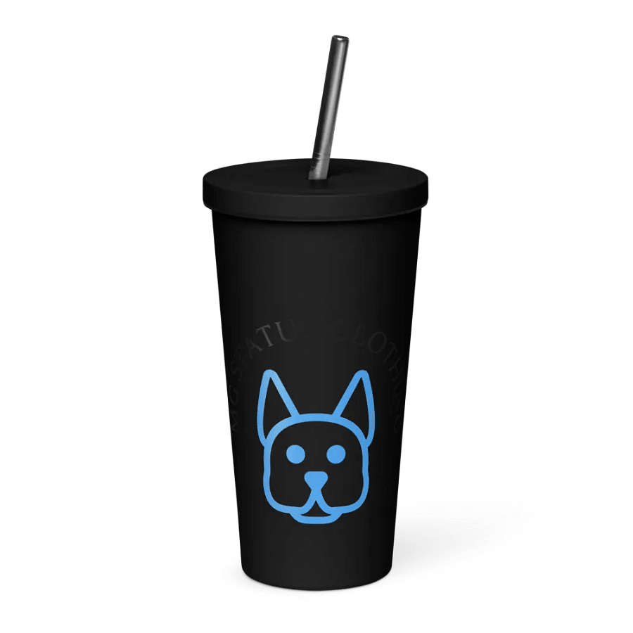 Insulated Tumbler With straw product image (1)