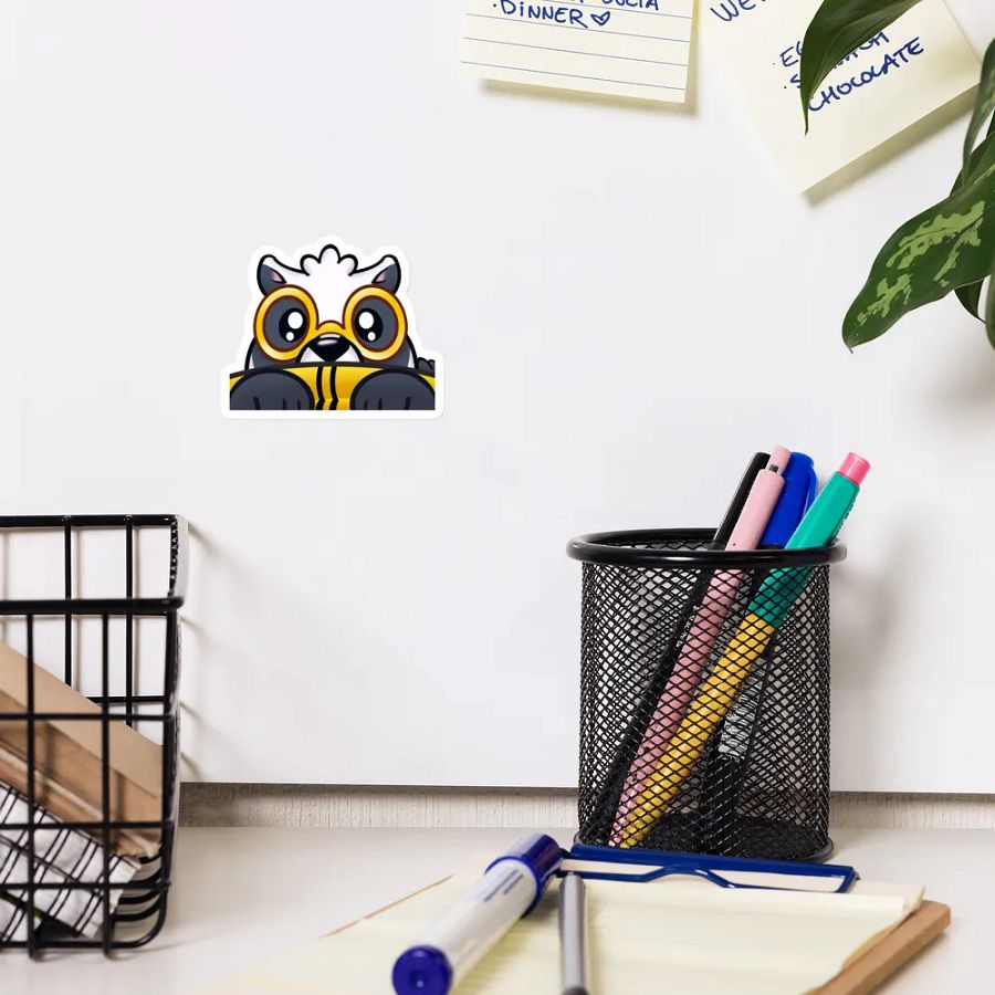 Lurking badger Magnet product image (10)