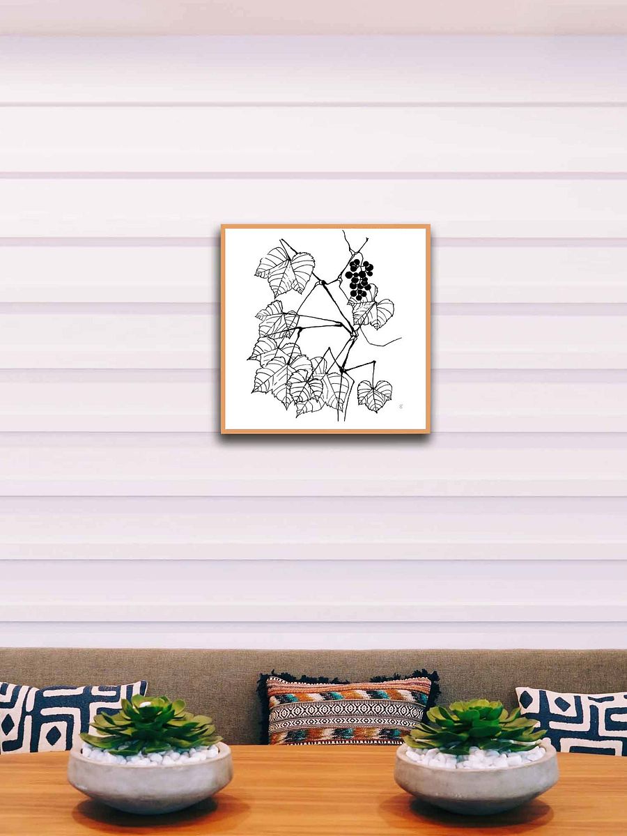 Vineyard Serenity Canvas - Fine Grape Leaves product image (8)