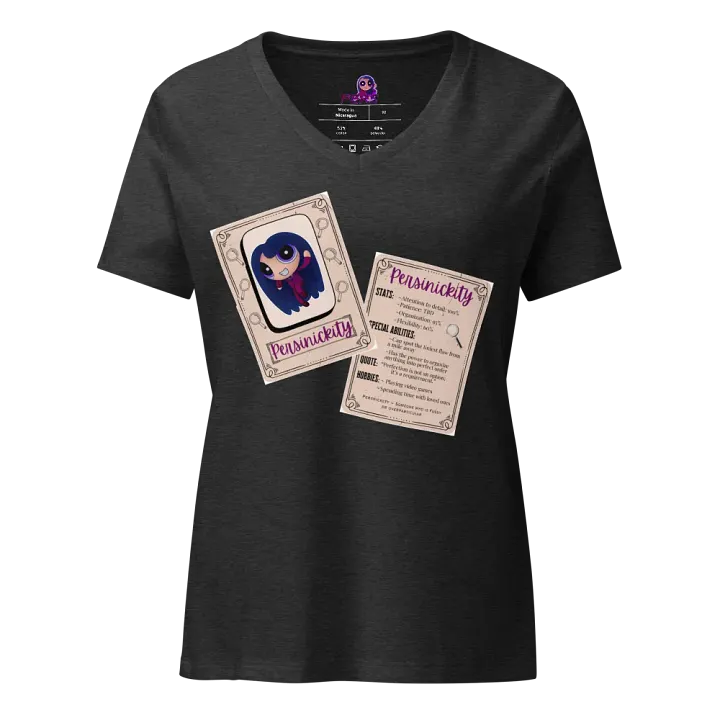 Pers Trading Card V-neck shirt product image (1)