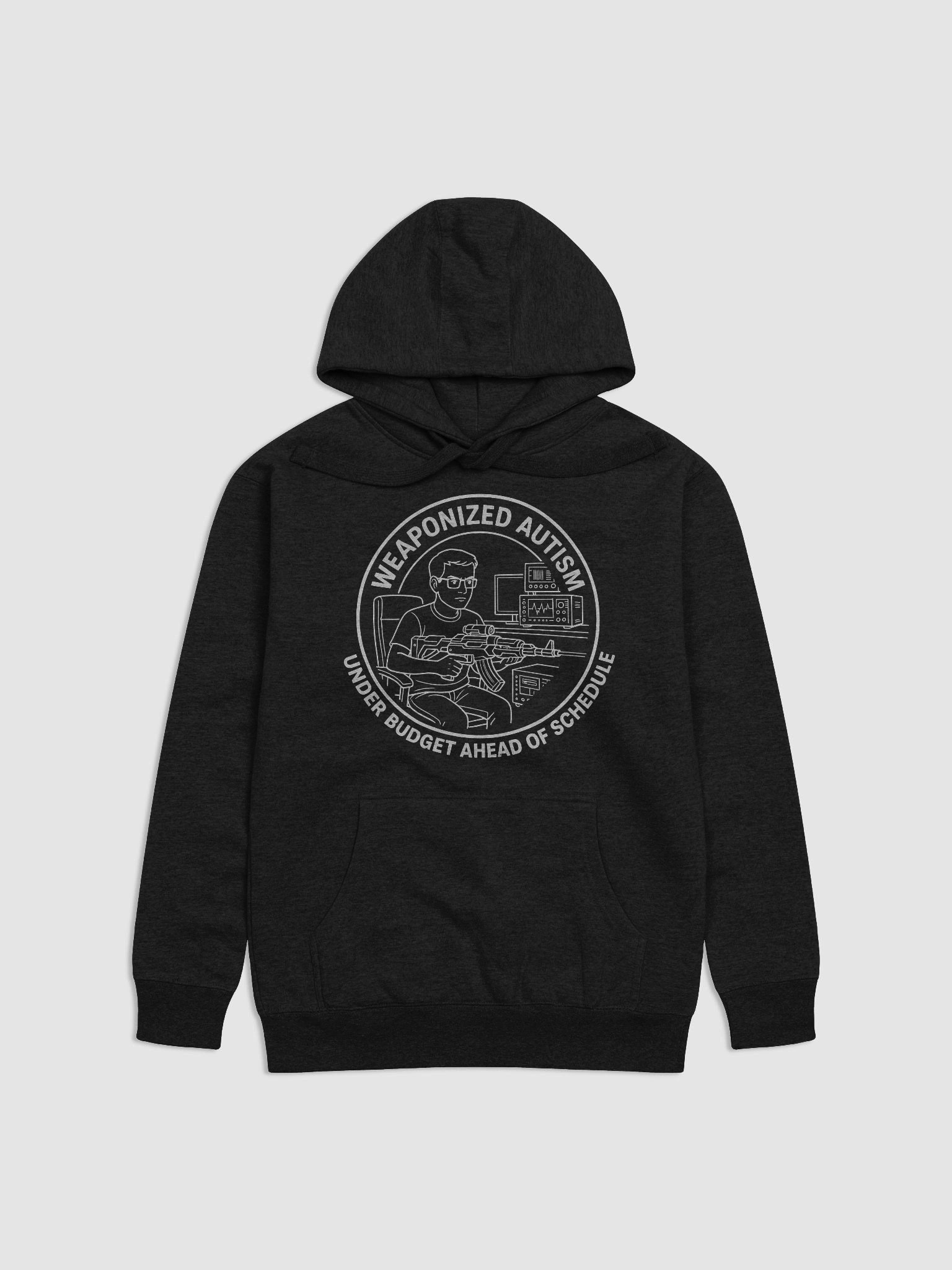 Dark Weaponized Autism Hoodie product image (1)