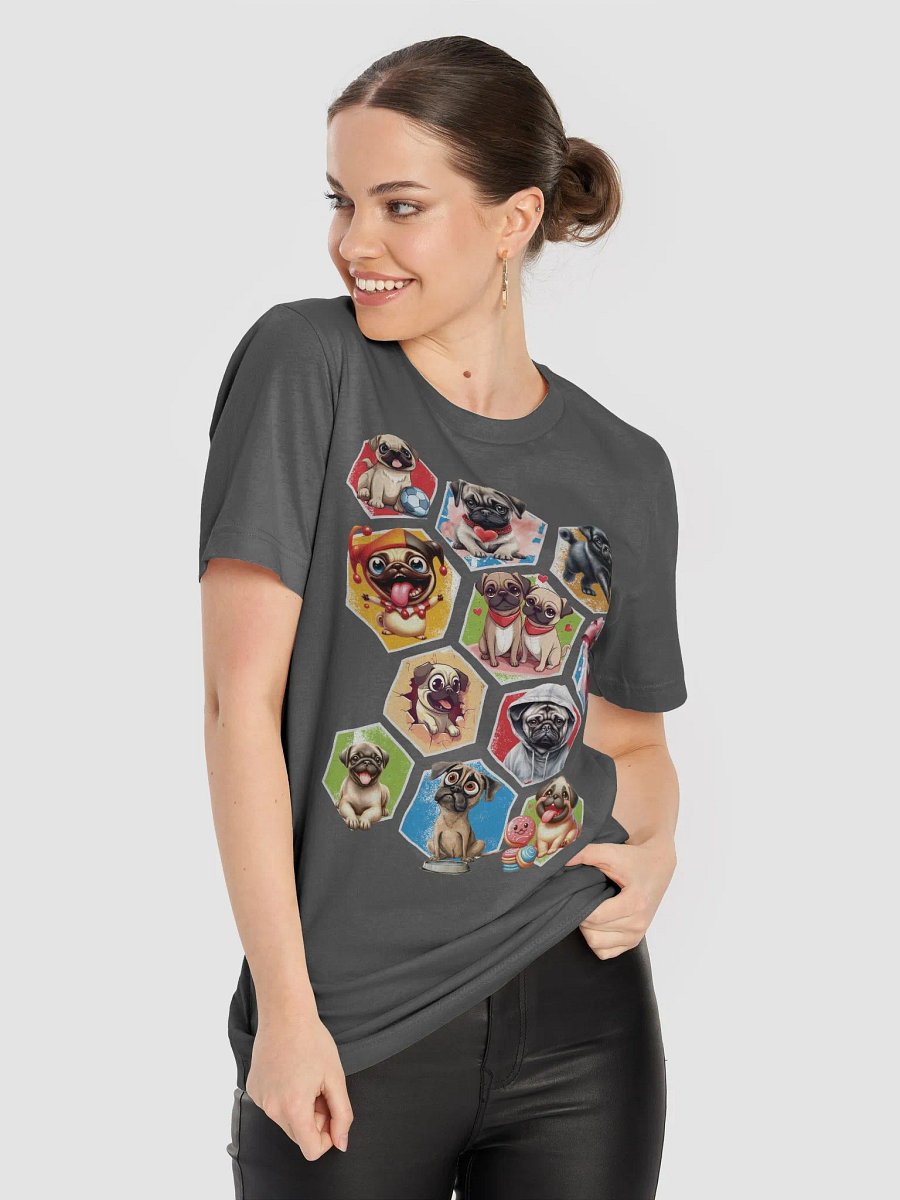 Funny Cute Pugs in Cubes for Anyone Who Loves Their Pet Pug T-shirt Tee product image (4)