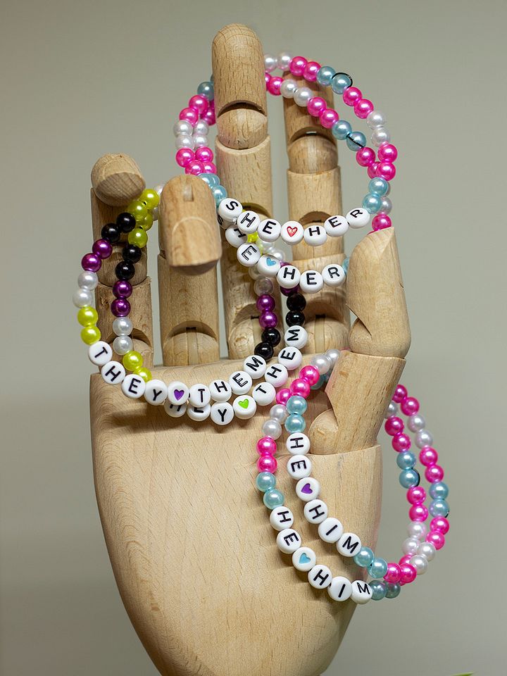 Handmade Pronoun Bracelets product image (1)