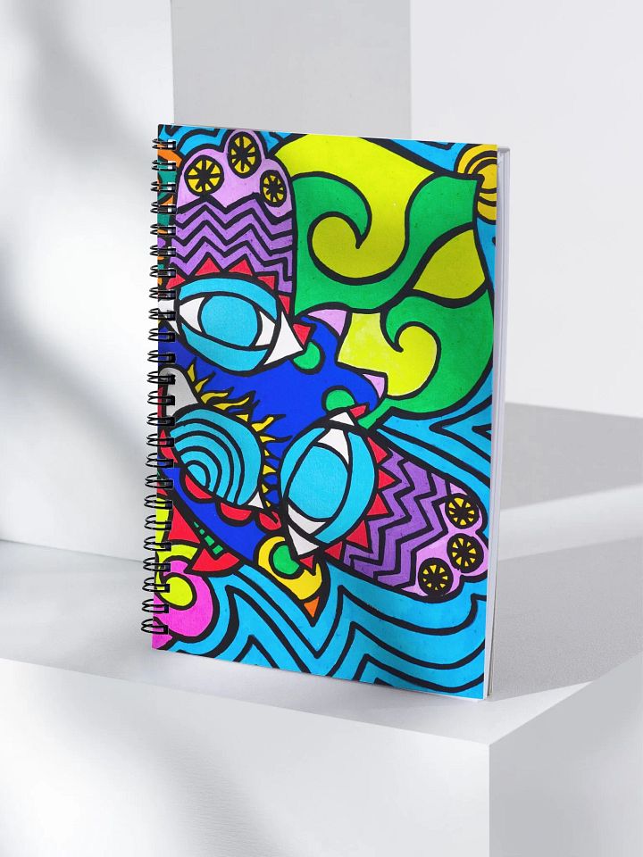 Vibrant Spirals Notebook product image (1)