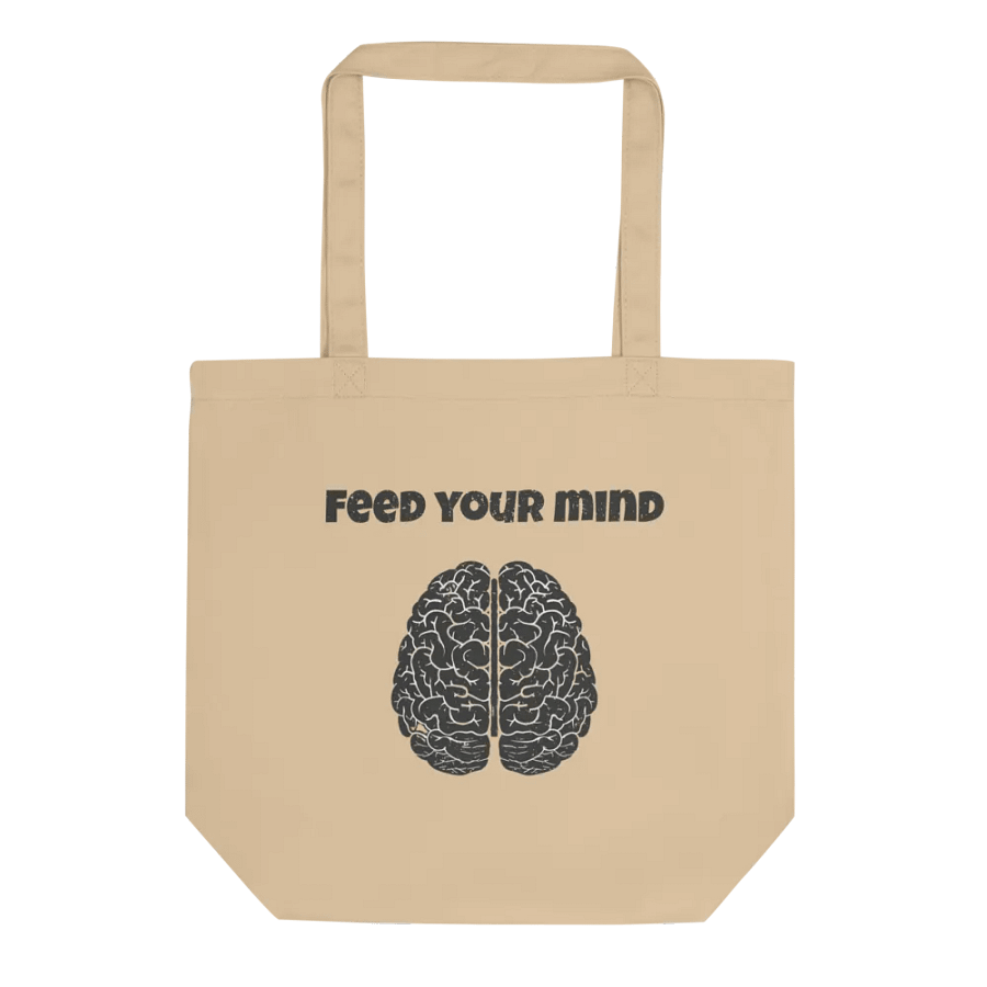 Eco-Friendly Feed Your Mind Tote Bag product image (1)