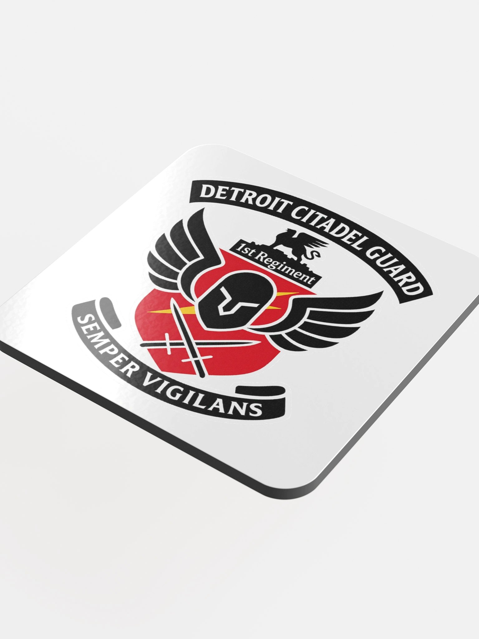 Detroit Citadel Guard Coaster – Semper Vigilans Edition product image (4)