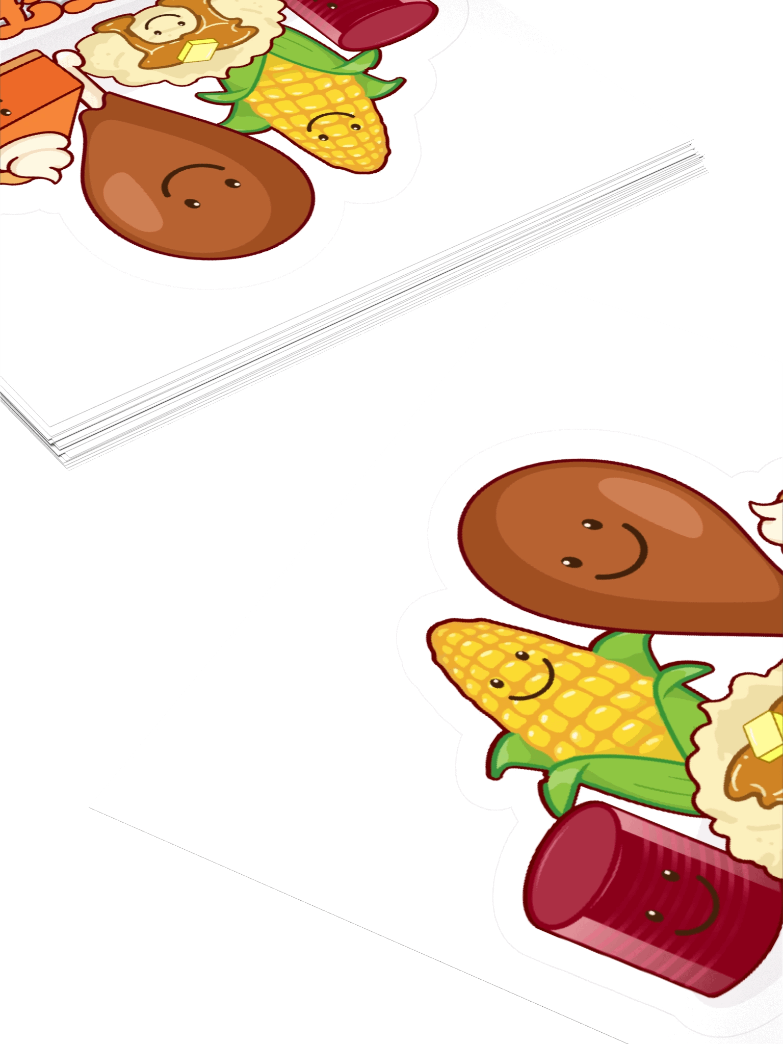 Thanksgiving Feast BFFs Sticker product image (4)