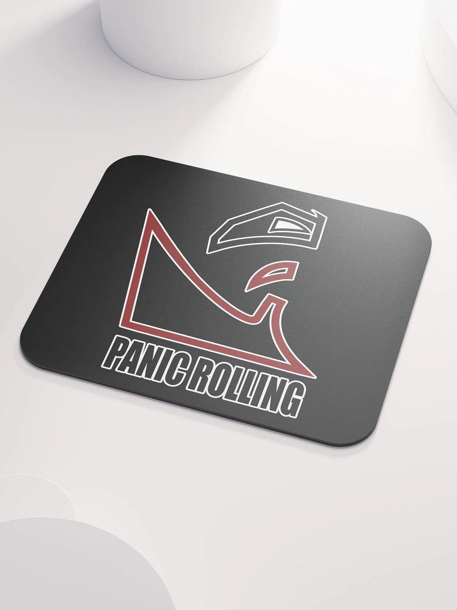 Panic Rolling Logo Black Mouse Pad product image (3)