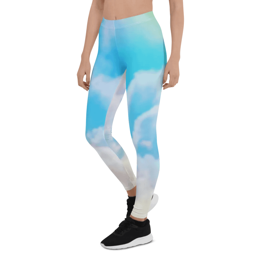 Blur cloud rainbow Design Legging - V6 product image (6)