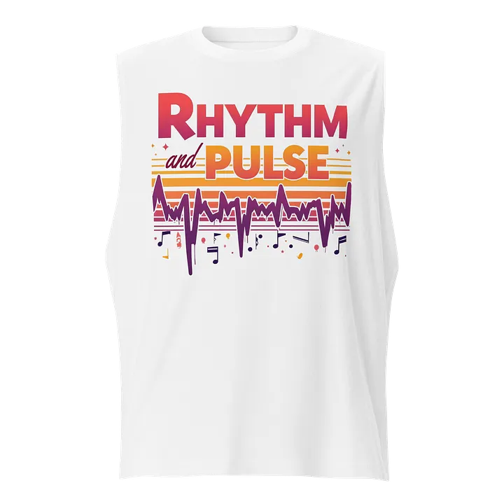 RHythm & PULSE Music Notes Muscle Tank product image (1)