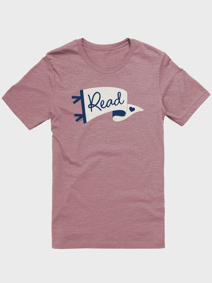 Go Team...Read! White Pennant T-Shirt product image (1)