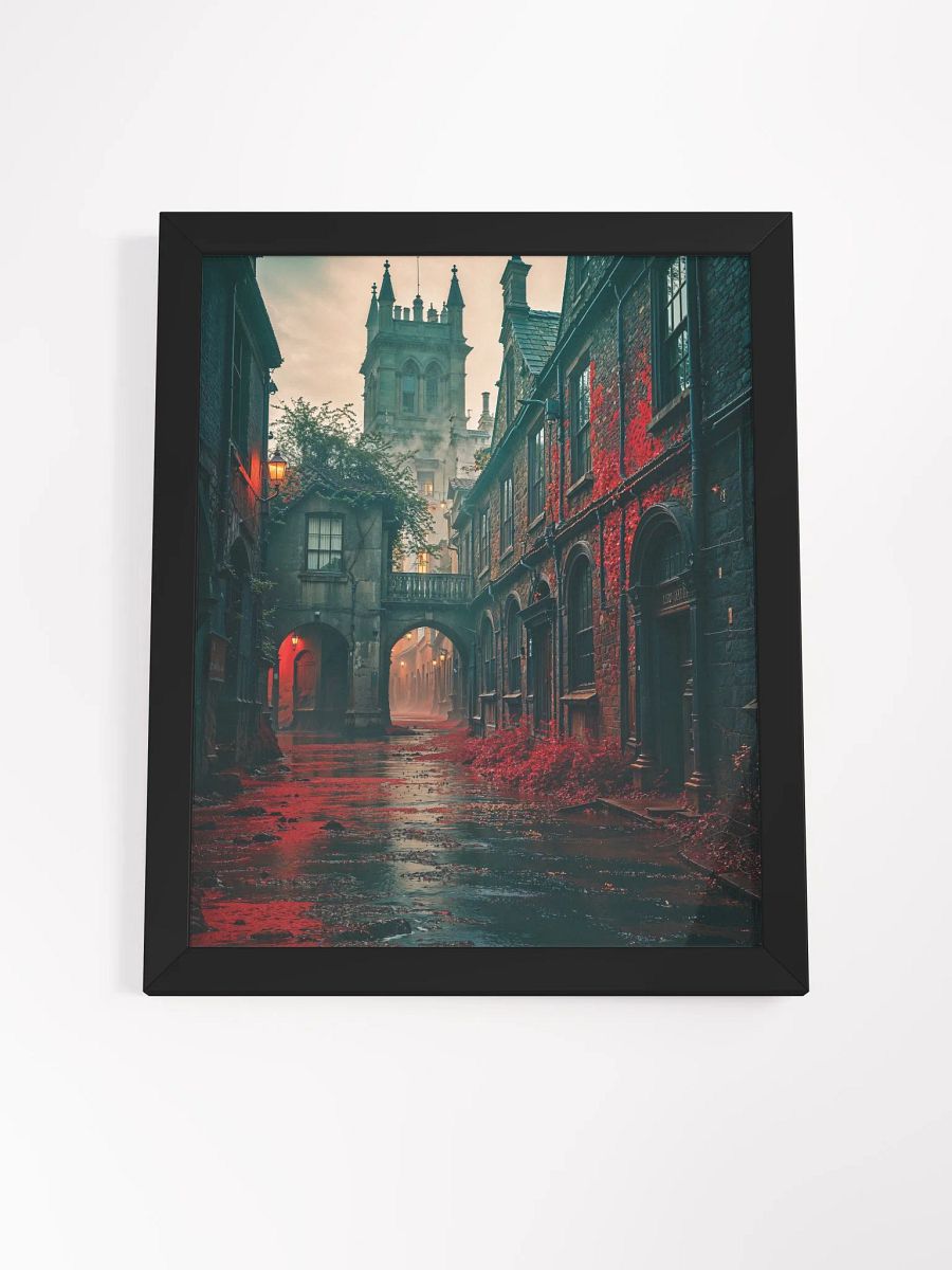 Gothic Crimson Passage Framed Print product image (21)