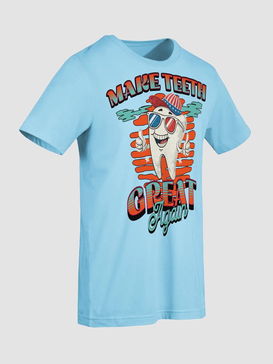 Make Teeth Great Again Patriotic Tooth Cap Thumbs-Up Tee product image (35)