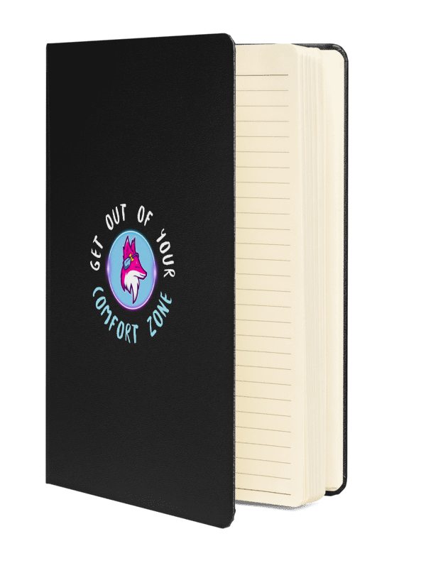 Foxy Comfort Zone Hardcover Notebook product image (1)