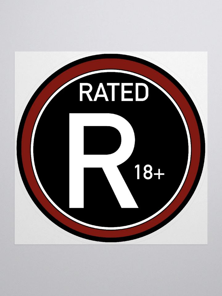 Rated R Sticker product image (1)