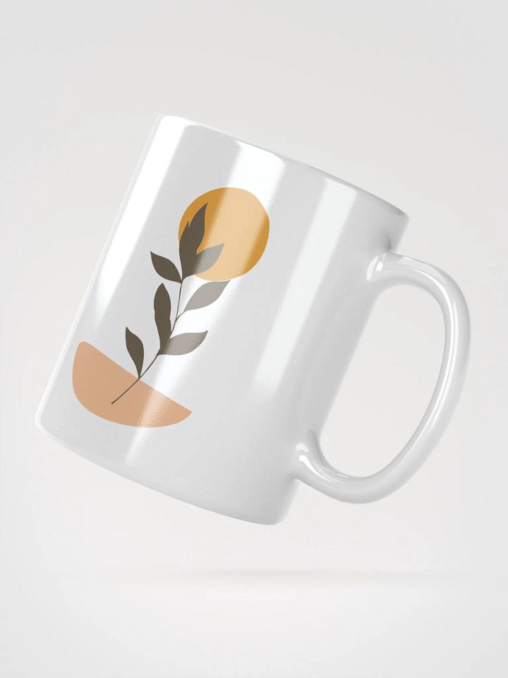 Abstract Sunrise Botanical Mug product image (4)
