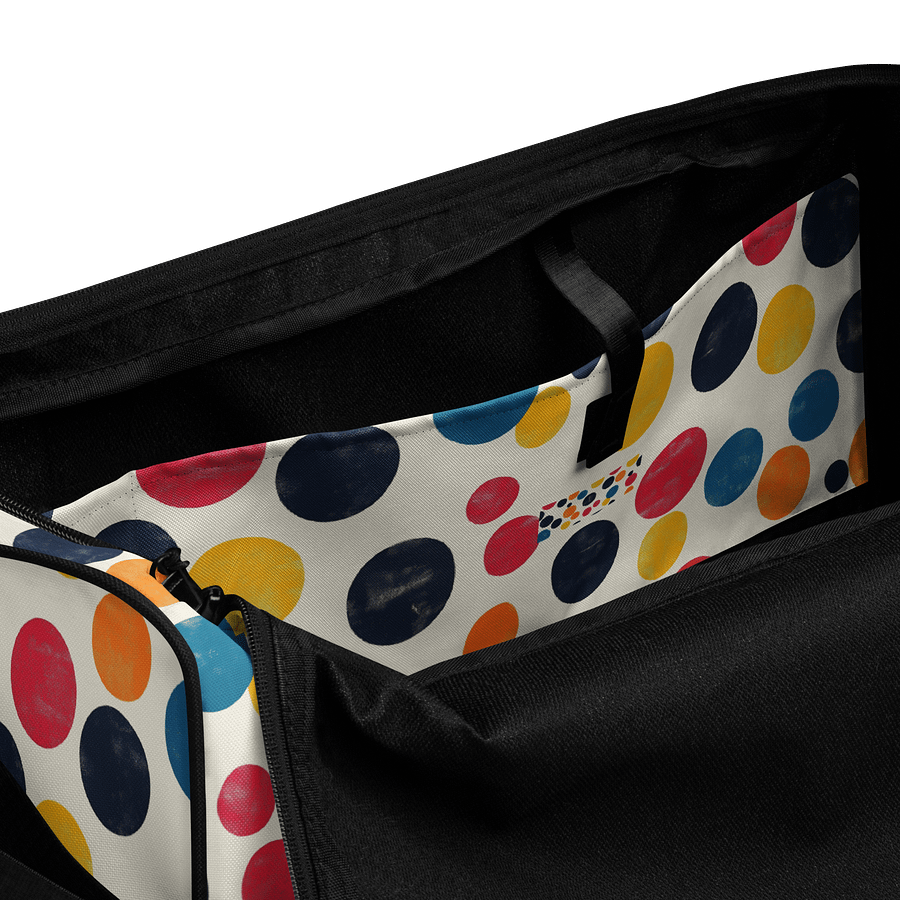 Polka Dot Illusion Vintage Retro Duffle Bag product image (3)