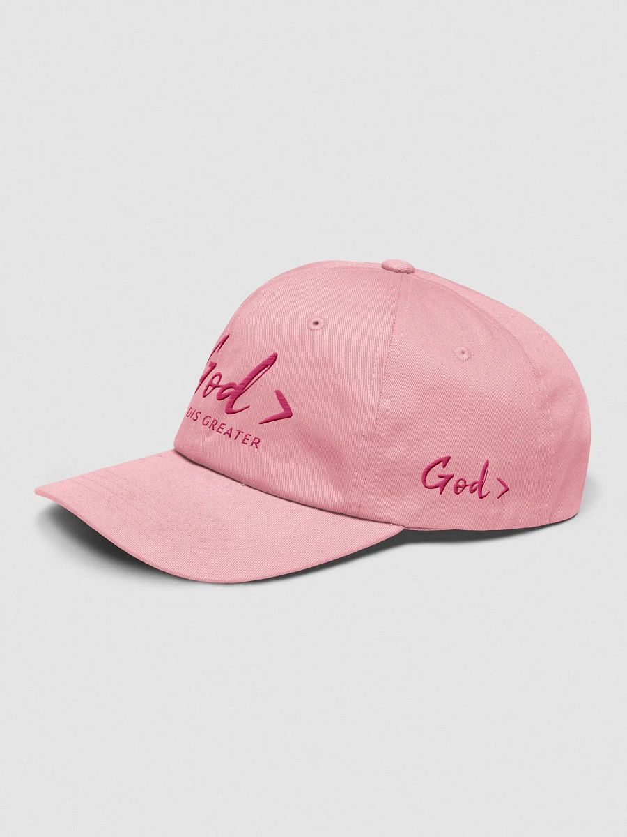 God > PINK DAD HAT product image (6)