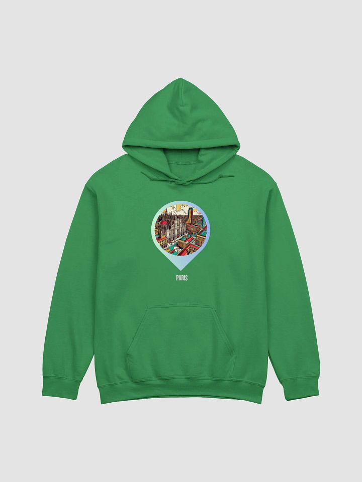 Gildan Classic Hoodie | AI desain paris city product image (2)