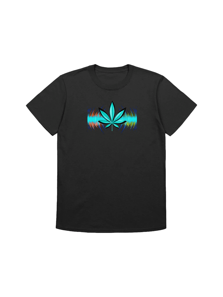 Vibrant Cannabis Wave T-Shirt product image (3)