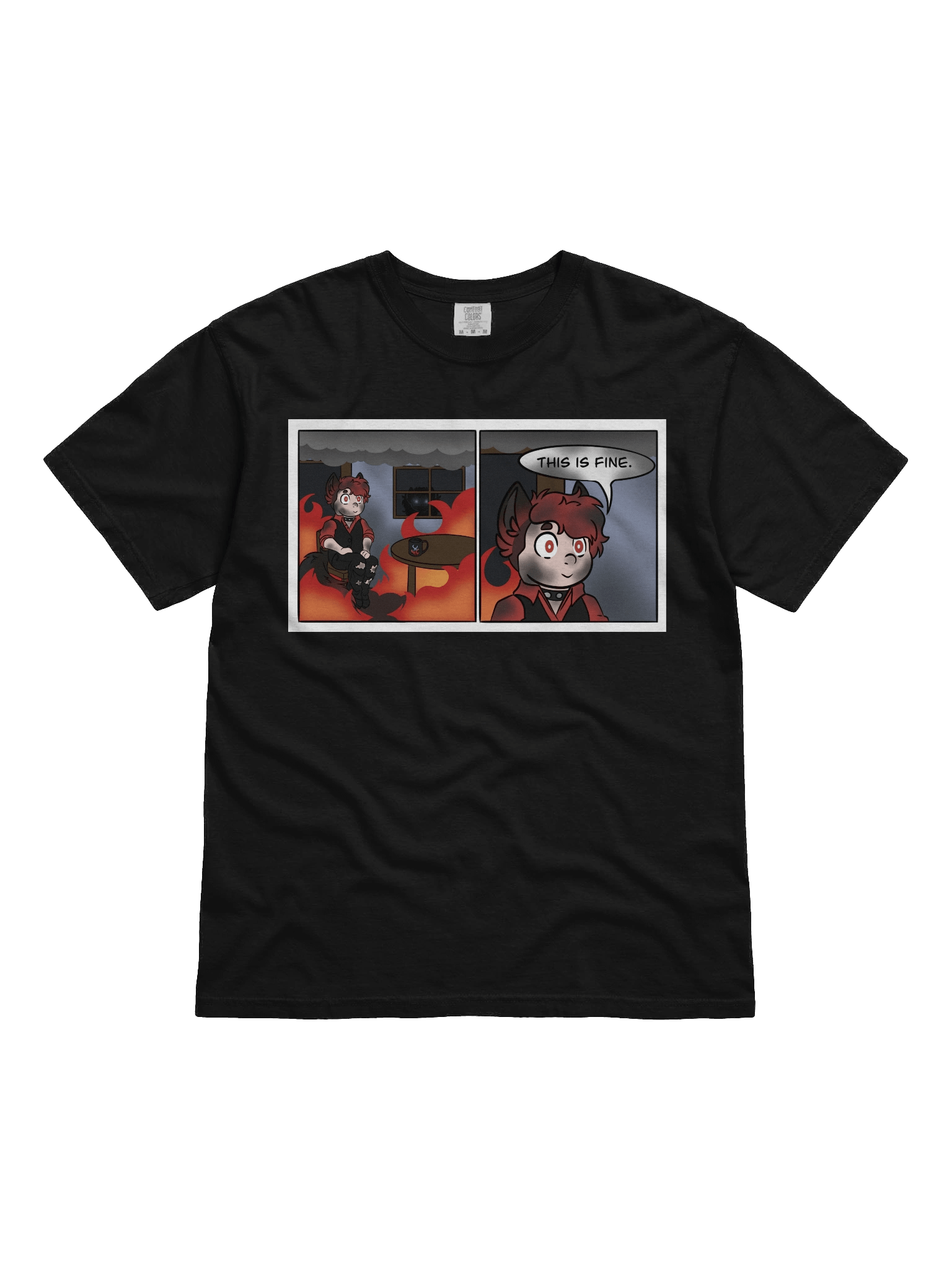 Heavyweight T-Shirt - This Is Fine Meme product image (1)